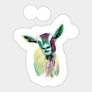 Dude the Goat Sticker